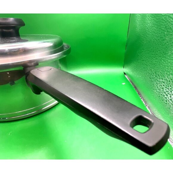 Lifetime Stainless Steel 2 Qt. Sauce Pan Double Boiler Lid Kitchen Cookware VTG - Picture 5 of 12